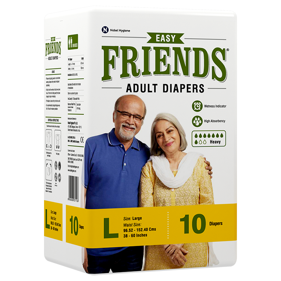 Friends Easy Unisex Adult Diapers – L