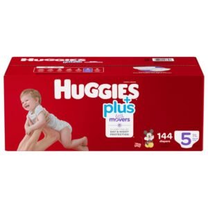 Huggies Little Movers Plus+ Baby Diapers - Size 5
