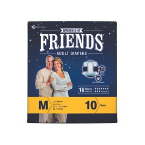Friends Overnight Unisex Adult Diapers - M