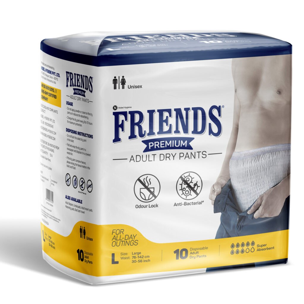 Friends Premium Unisex Adult Pull-Up Diapers – L