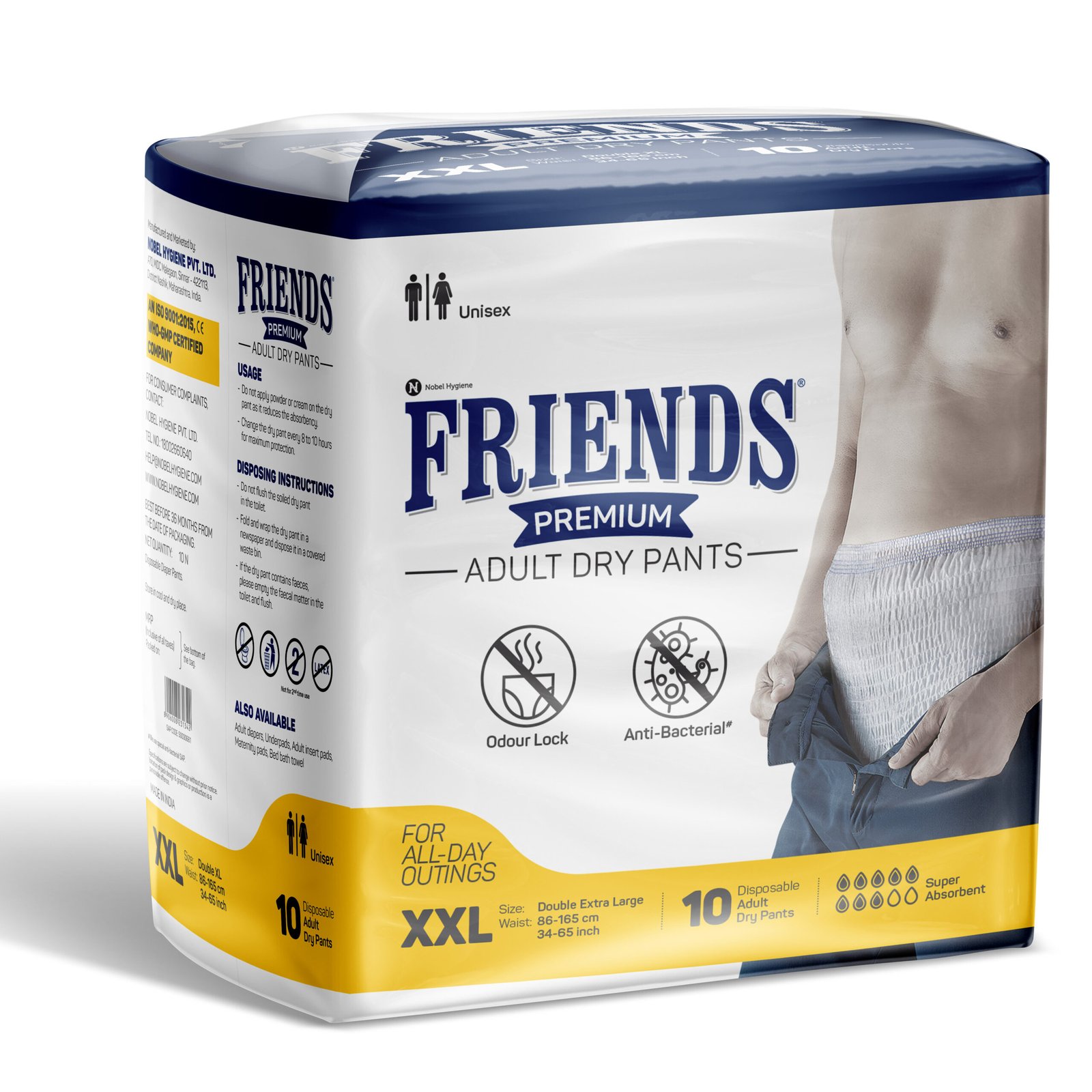 Friends Premium Unisex Adult Pull-Up Diapers - XXL