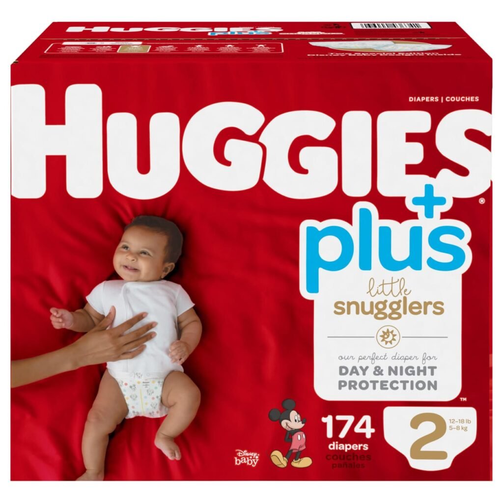 Huggies Little Snugglers Plus+ Baby Diapers – Size 2