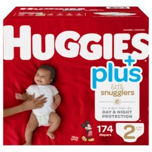 Huggies Little Snugglers Plus+ Baby Diapers - Size 2