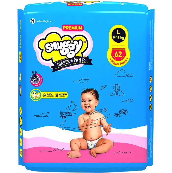 Snuggy Baby Premium Diaper Pants – L