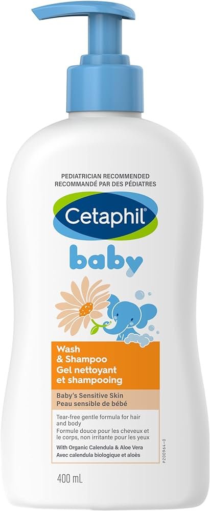 Cetaphil Baby Wash & Shampoo With Organic Calendula 400ML