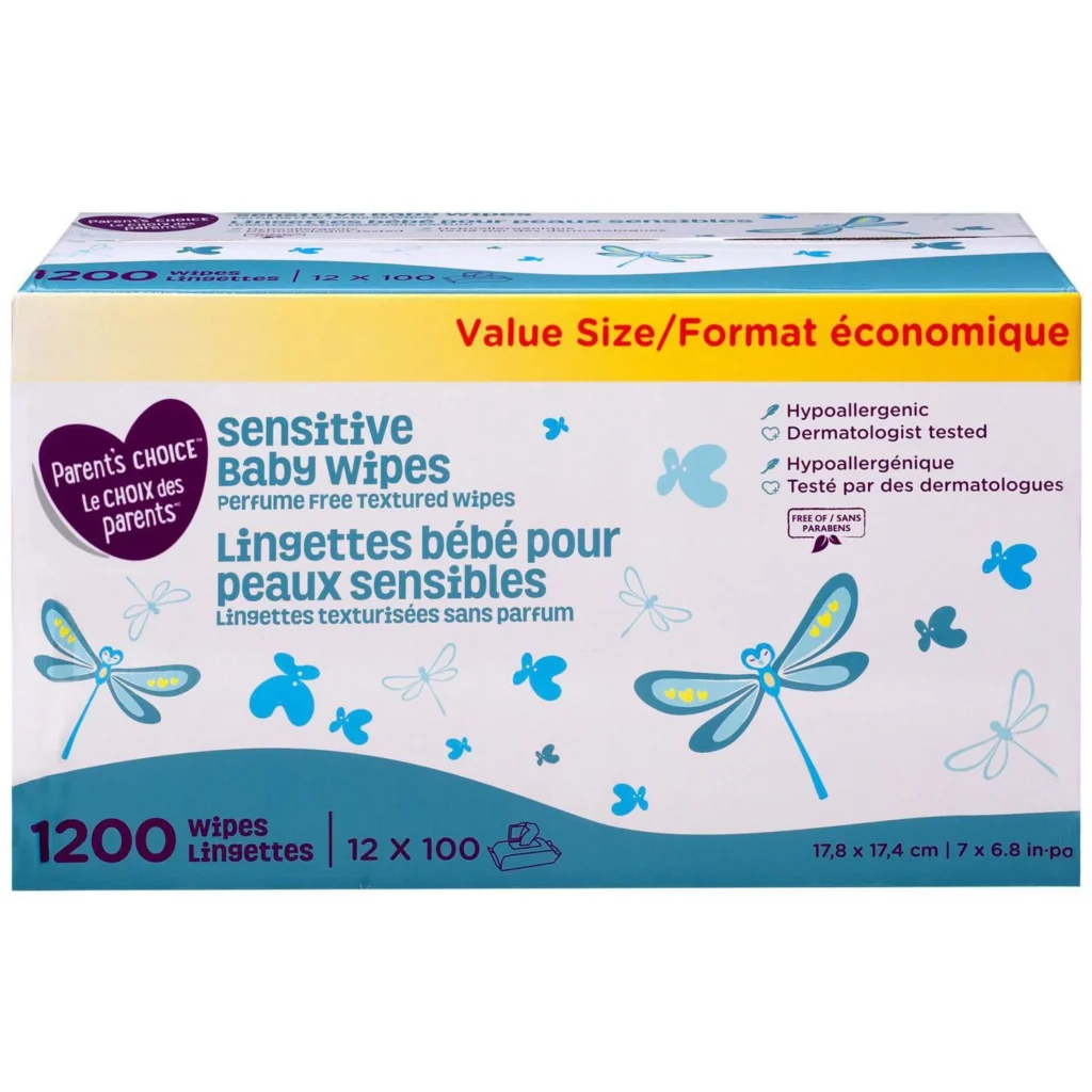 Parent’s Choice Sensitive Baby Wipes – 1200 CT