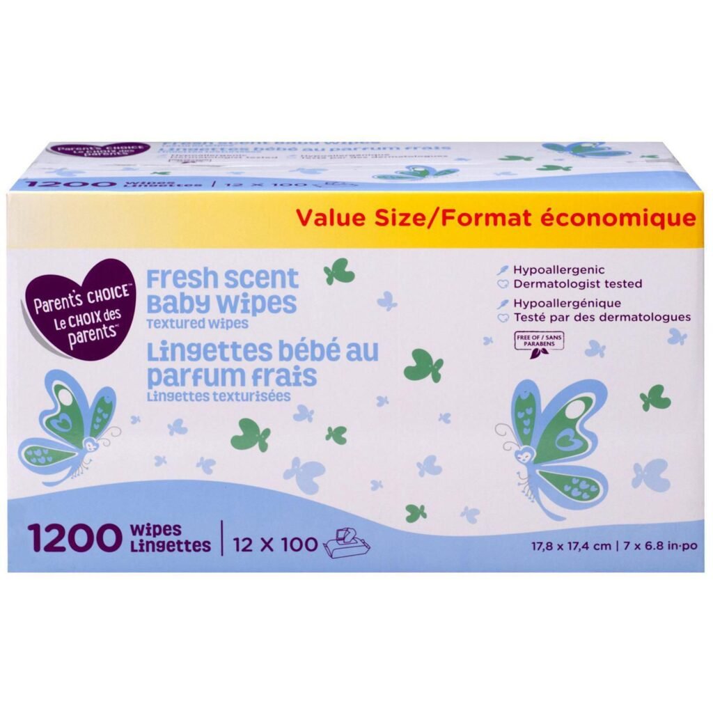 Parent’s Choice Fresh Scent Baby Wipes – 1200 CT
