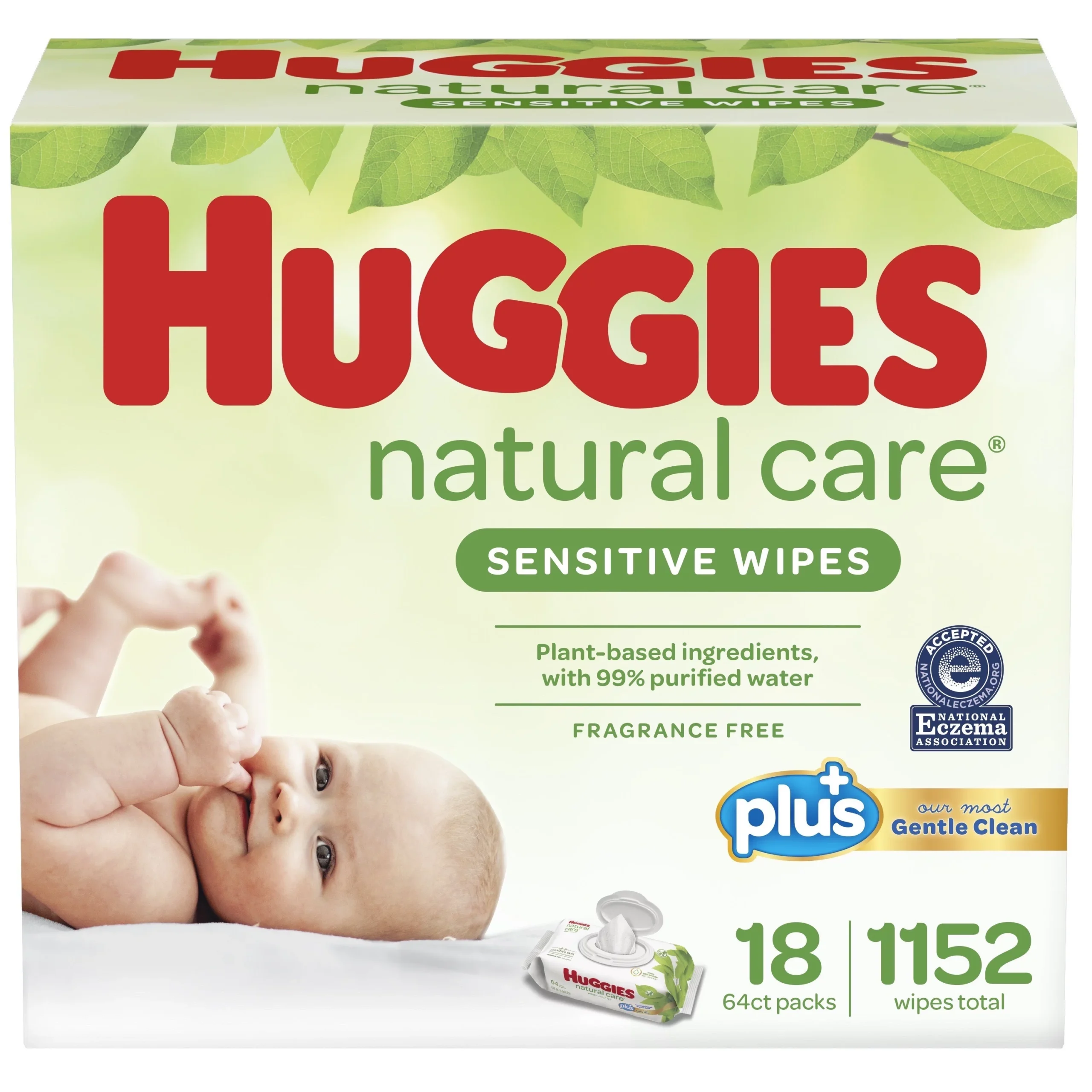 Huggies Natural Care Baby Wipes - 1152 CT