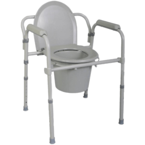 Medline Aluminum 3-in-1 Folding Commode