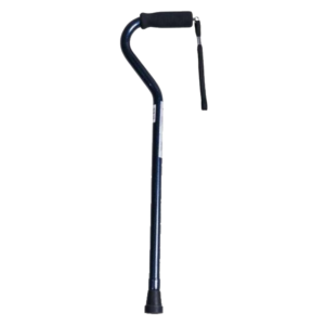 Medline Offset Handle Aluminum Cane
