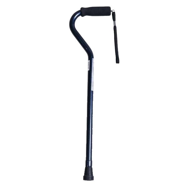 Medline Offset Handle Aluminum Cane