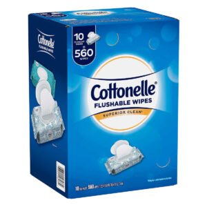 Cottenelle Flushable Wipes - 560 CT