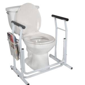 North American Health & Wellness Toilet Safety Support with Built-In Magazine Rack