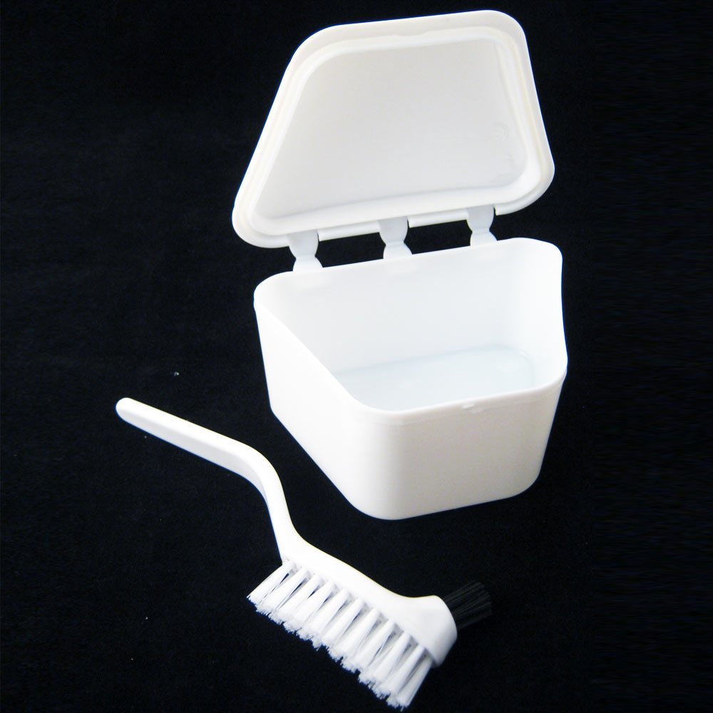B-FRESH Denture Bath with Brush Set