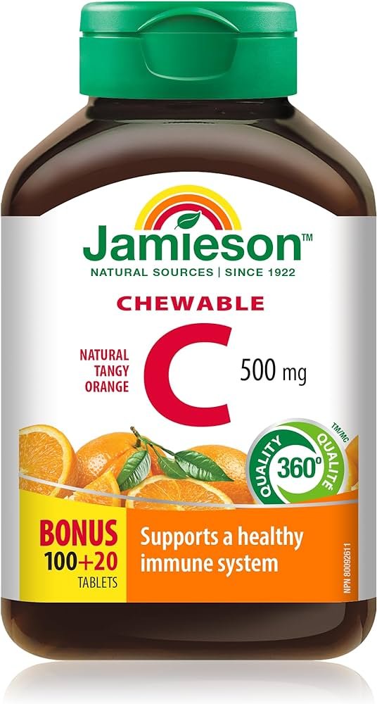 Jamieson Vitamin C Chewable 500MG