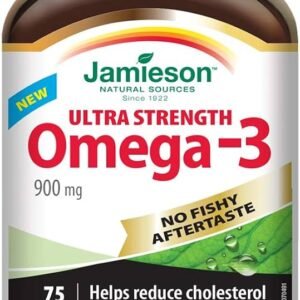 Jamieson Ultra Strength OMEGA-3 900MG (No Fishy Taste)