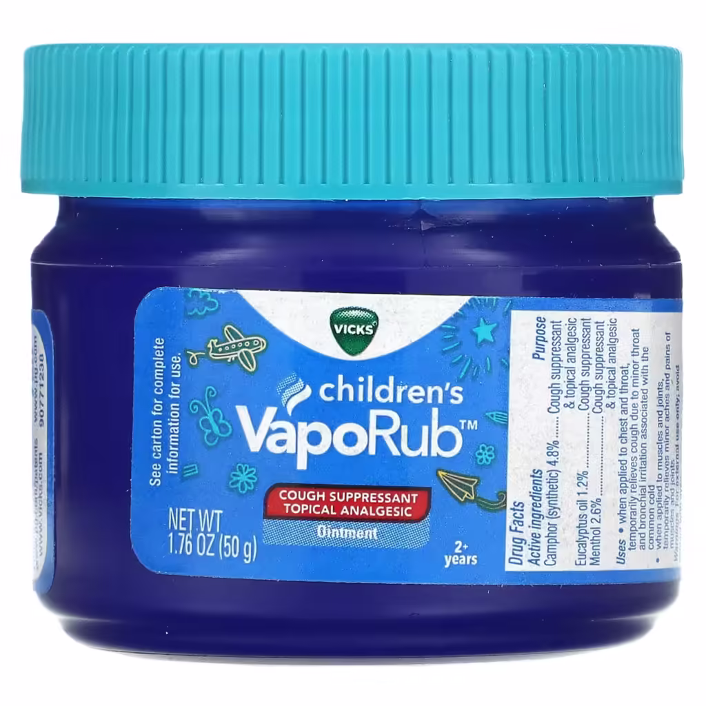 Vicks Vapor Rub Ointment Children 50G 2 YRS+