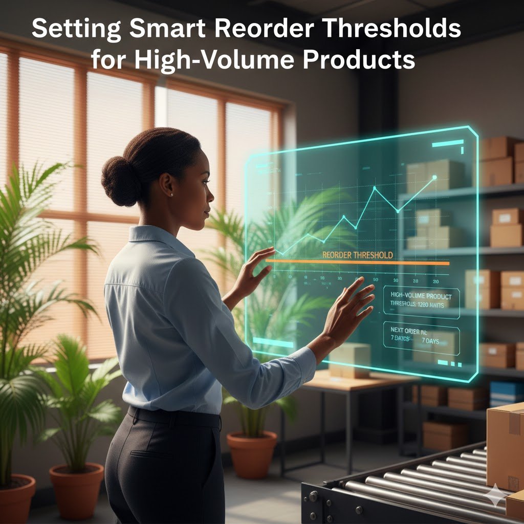 Setting Smart Reorder Thresholds for High-Volume Products