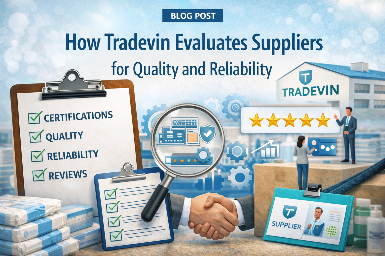 How Tradevin Evaluates Suppliers for Quality and Reliability