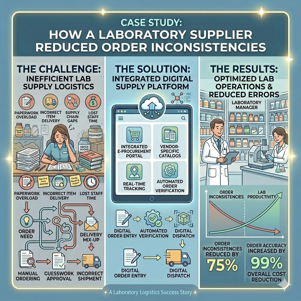 Case Study: How a Laboratory Supplier Reduced Order Inconsistencies