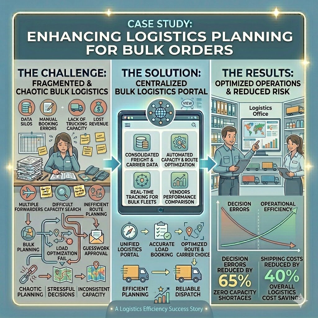 Case Study: Enhancing Logistics Planning for Bulk Orders