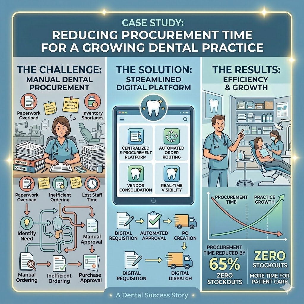 Case Study: Reducing Procurement Time for a Growing Dental Practice