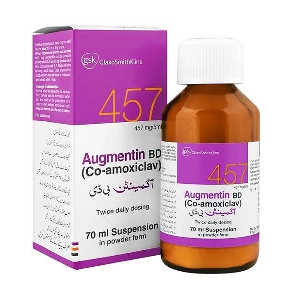 Agumentin BD (Co-amoxiclav) 70ml