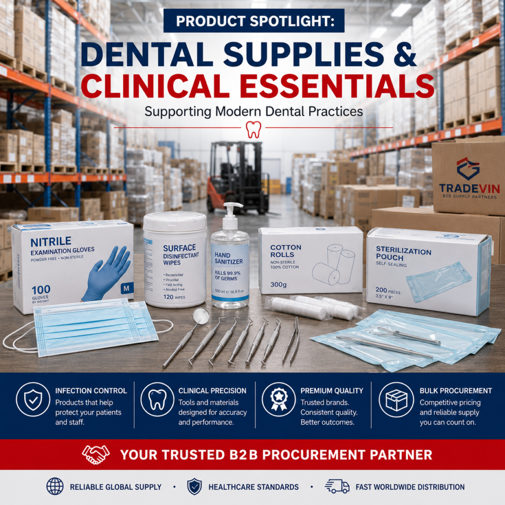 Product Spotlight: Dental Supplies & Clinical Essentials – Supporting Modern Dental Practices
