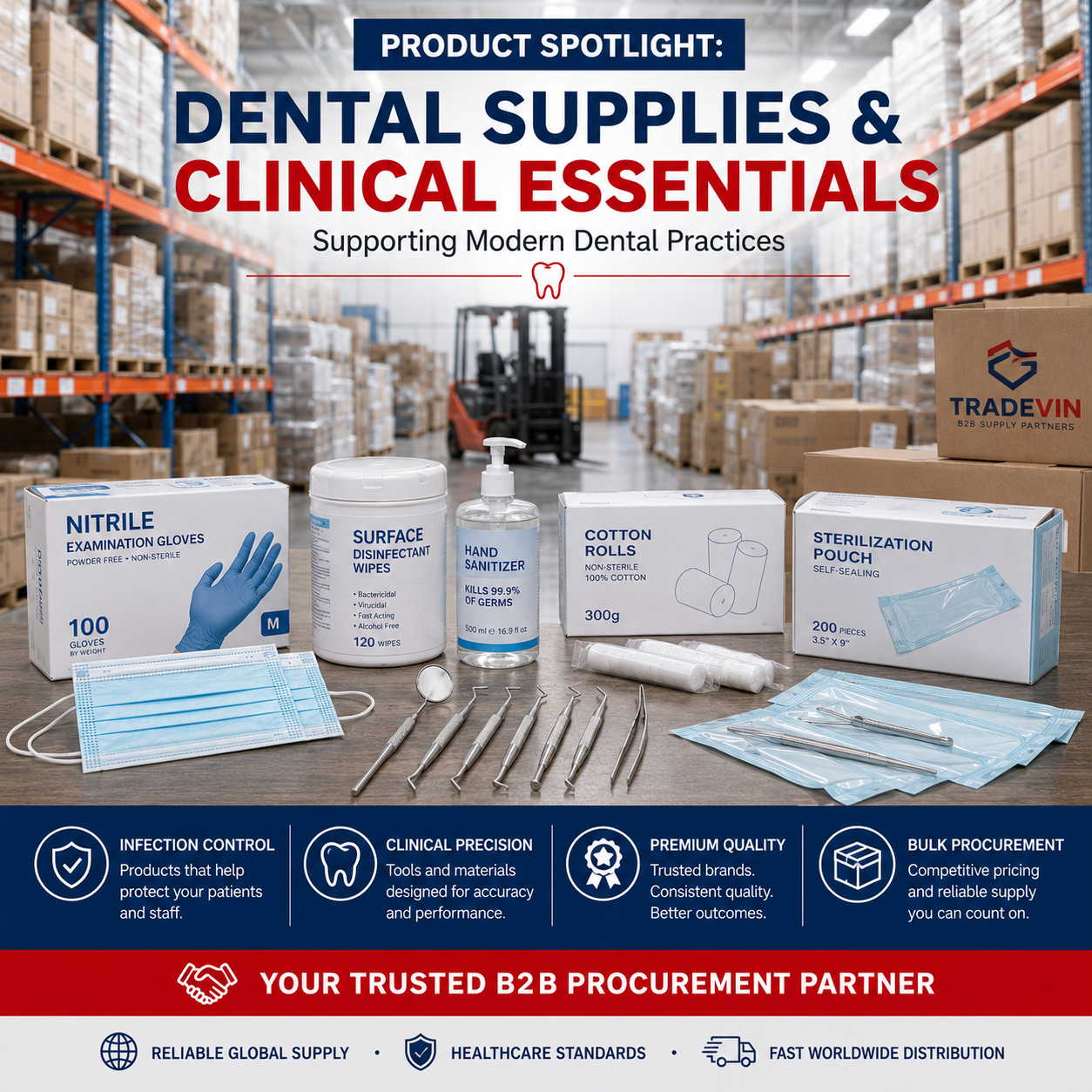 Product Spotlight: Dental Supplies & Clinical Essentials – Supporting Modern Dental Practices
